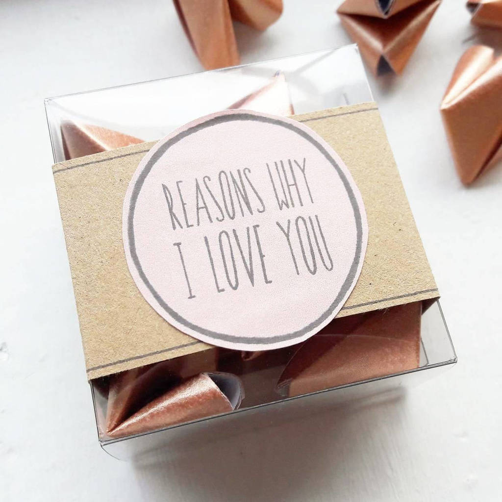 Origami 'Reasons Why I Love You'