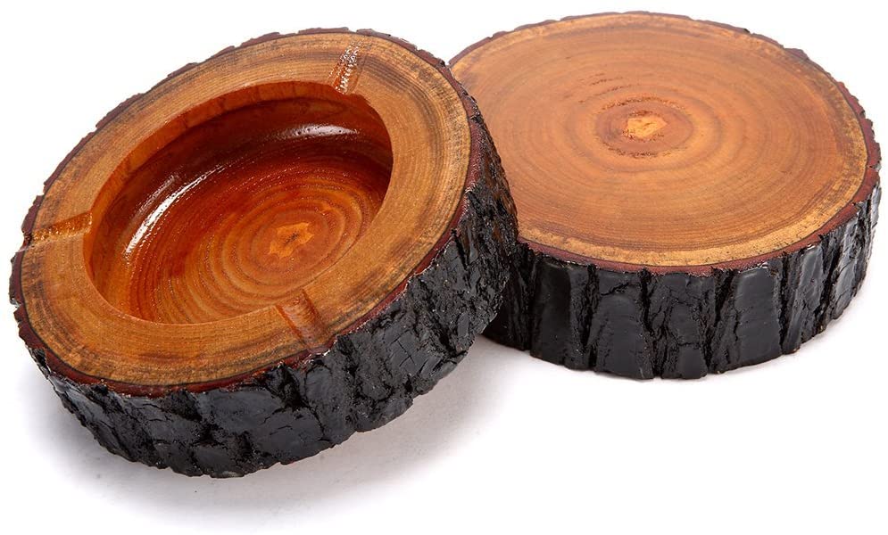 Original Wooden Cigarette Ashtray