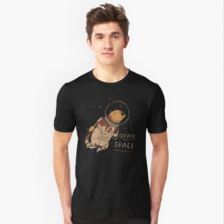 Otter Space Slim Fit T-Shirt