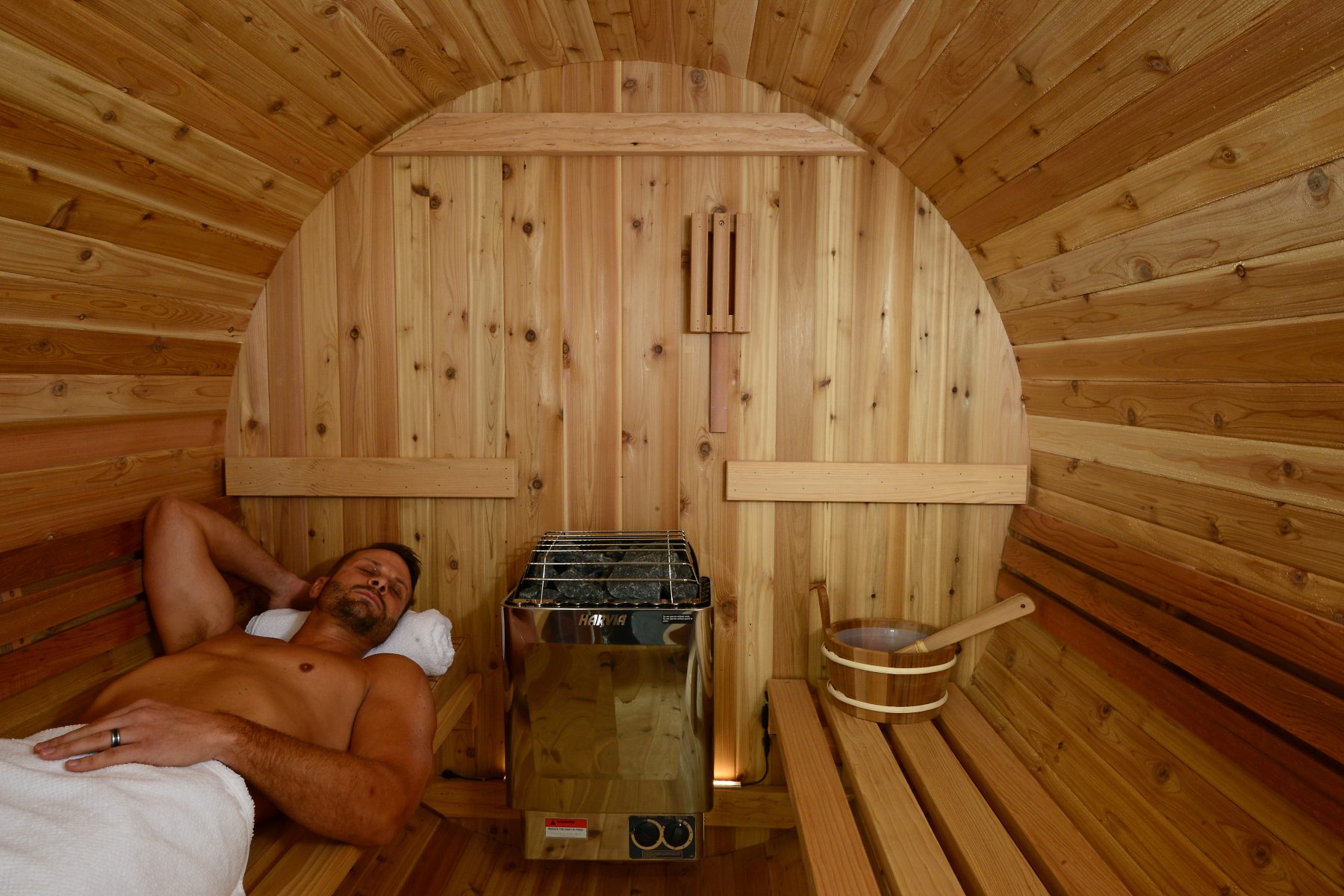 Outdoor Barrel Sauna