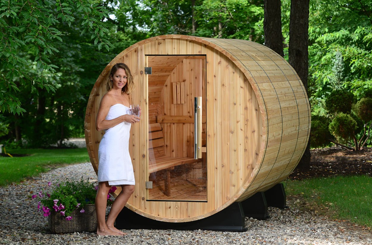 Outdoor Barrel Sauna