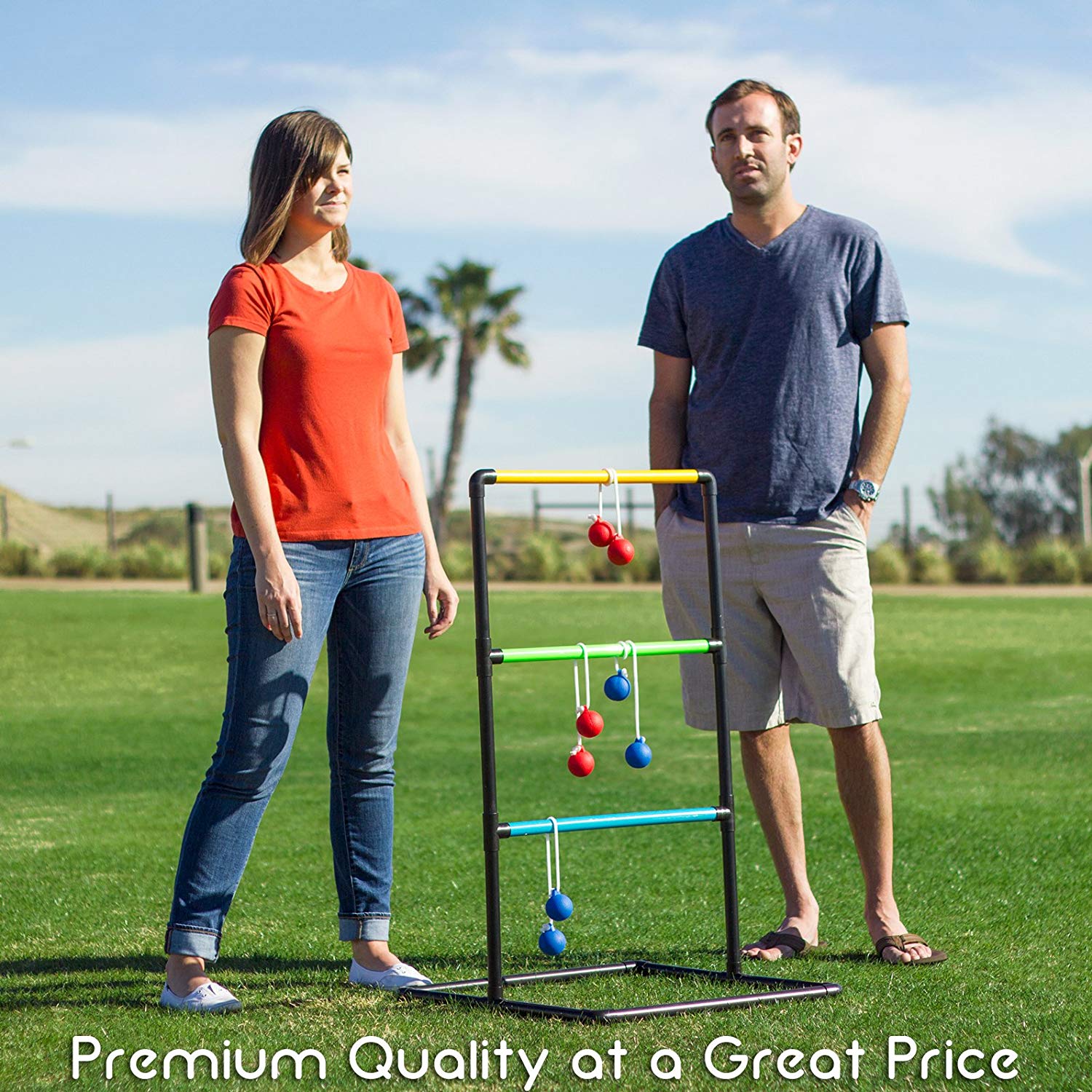 Outdoor Ladder Toss Game Set