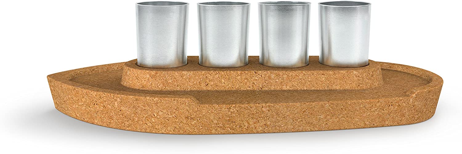 Party Boat Shot Glass Serving Set