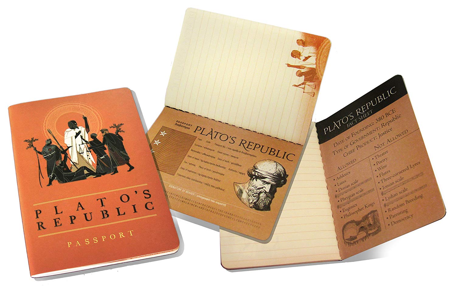 Passport to Plato's Republic Mini Notebook