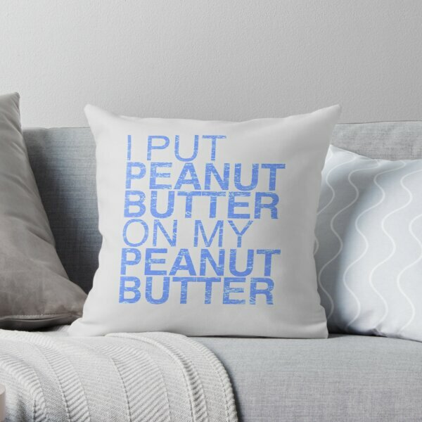 Peanut Butter Lover Throw Pillow