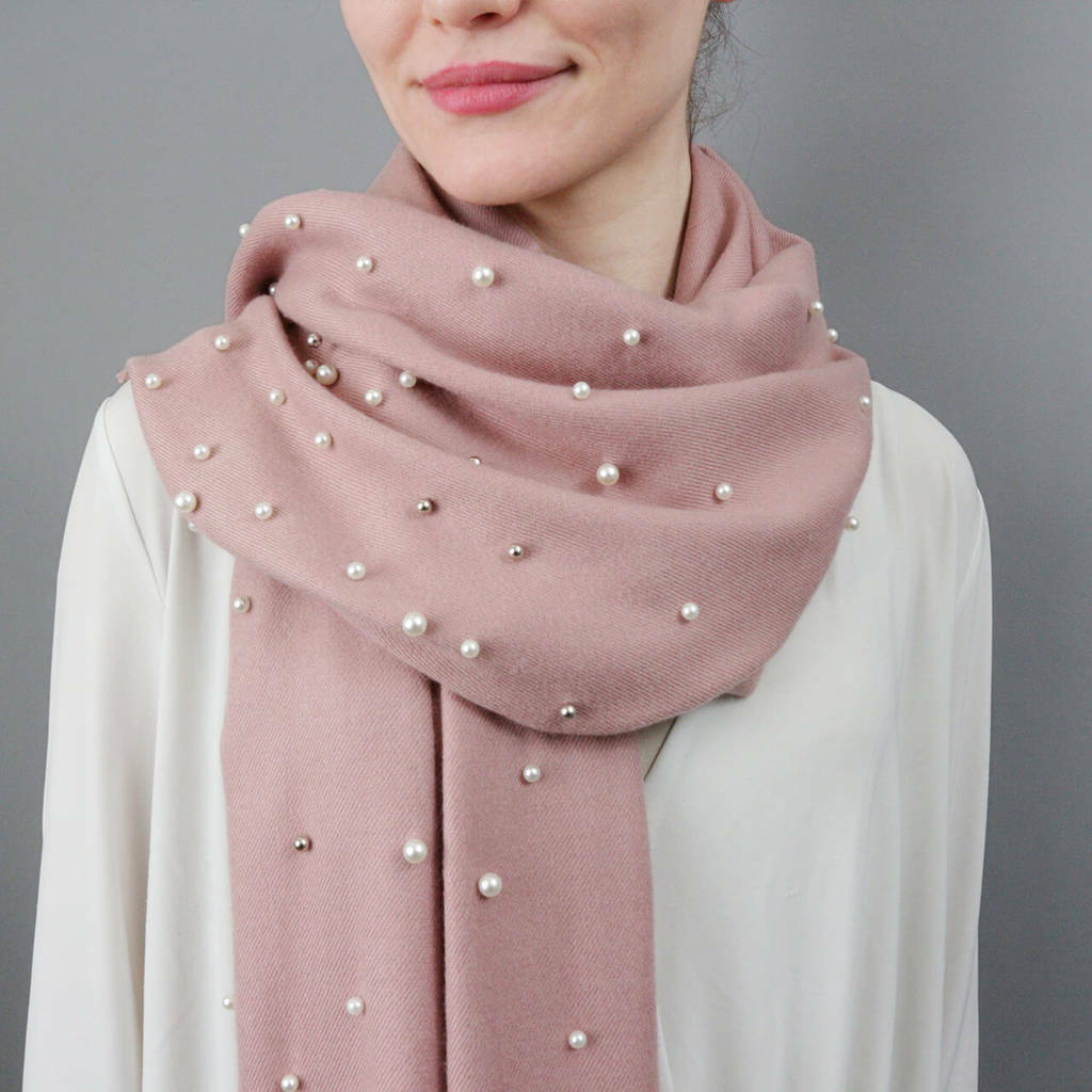 Pearl And Cashmere Shawl