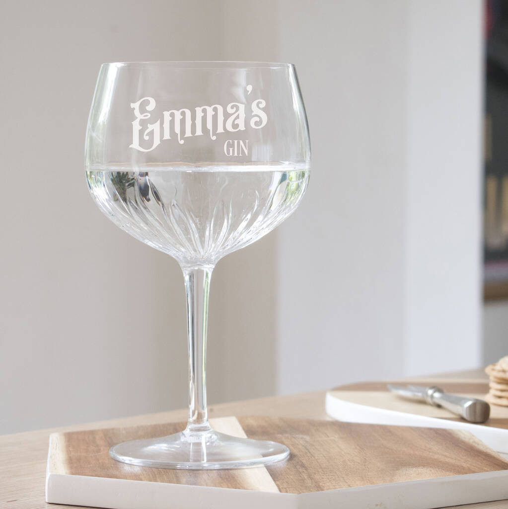 Personalised Birth Flower Gin Champagne Prosecco Wine