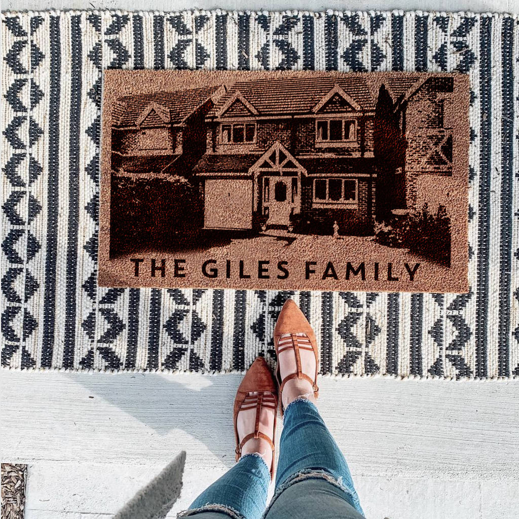 Personalised First House Door Mat