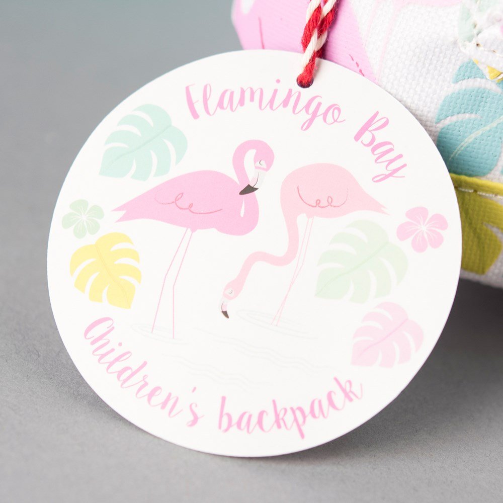 Personalised Flamingo Backpack 