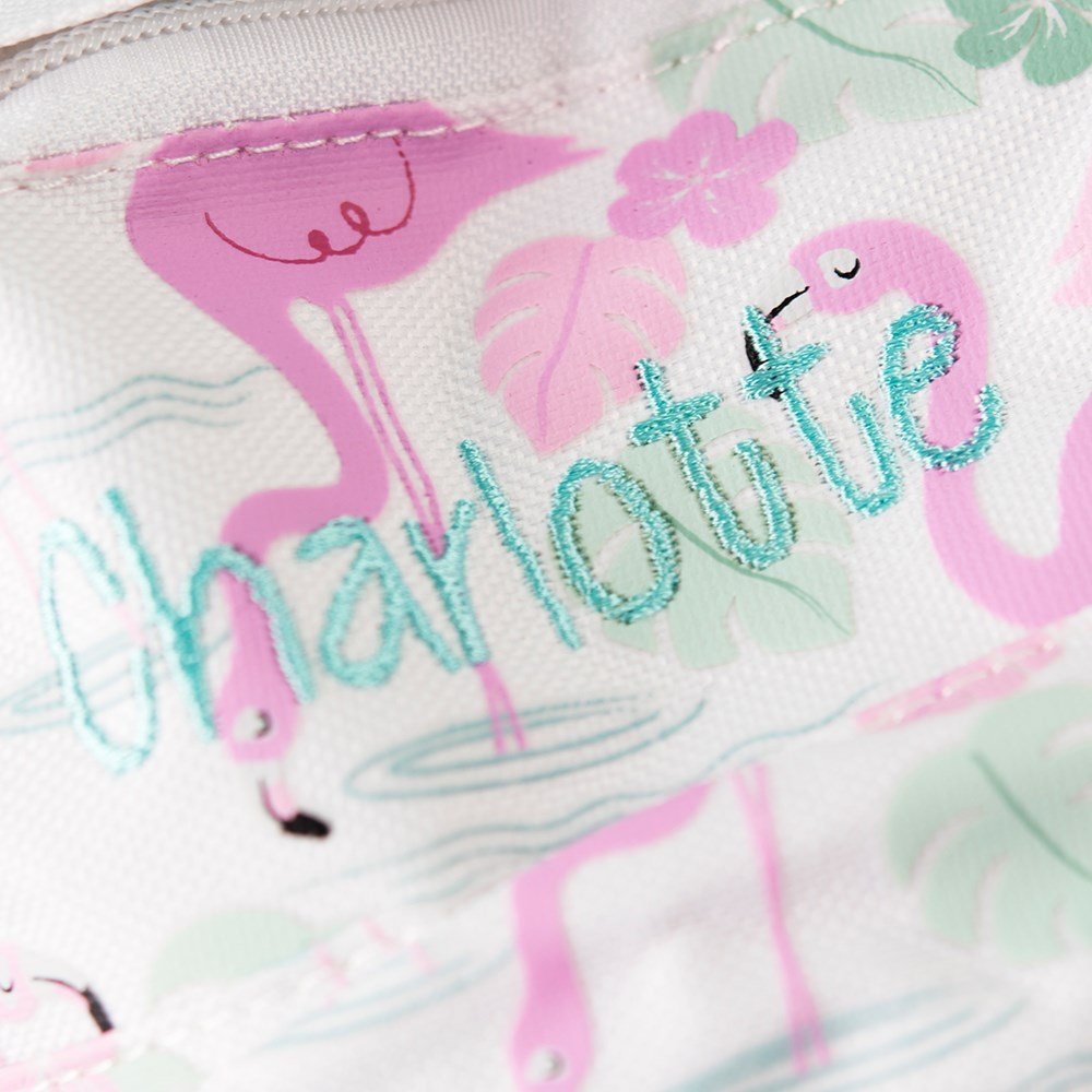 Personalised Flamingo Backpack 