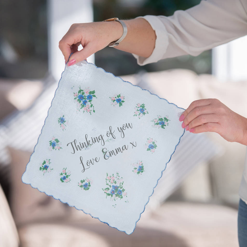 Personalised Get Better Soon Handkerchief