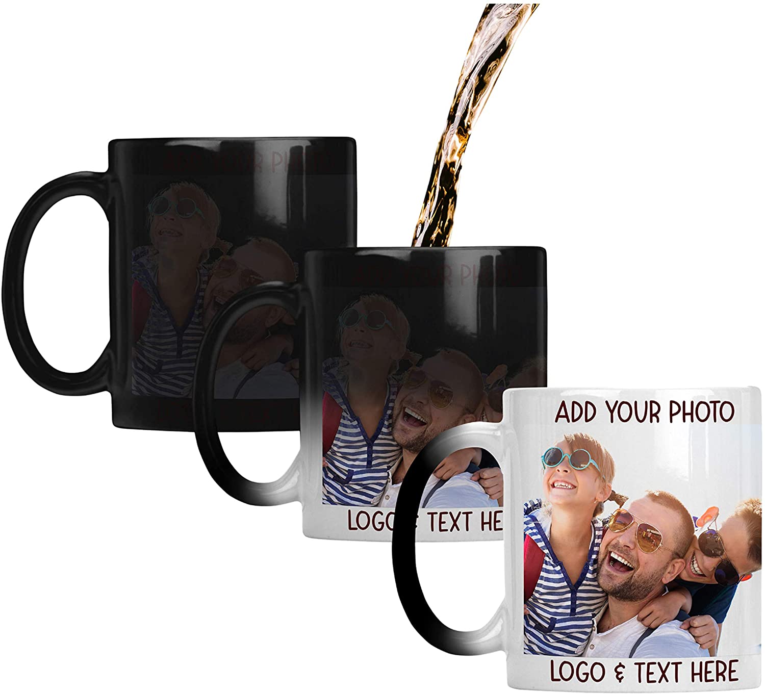 Personalised Heat Changing Mug