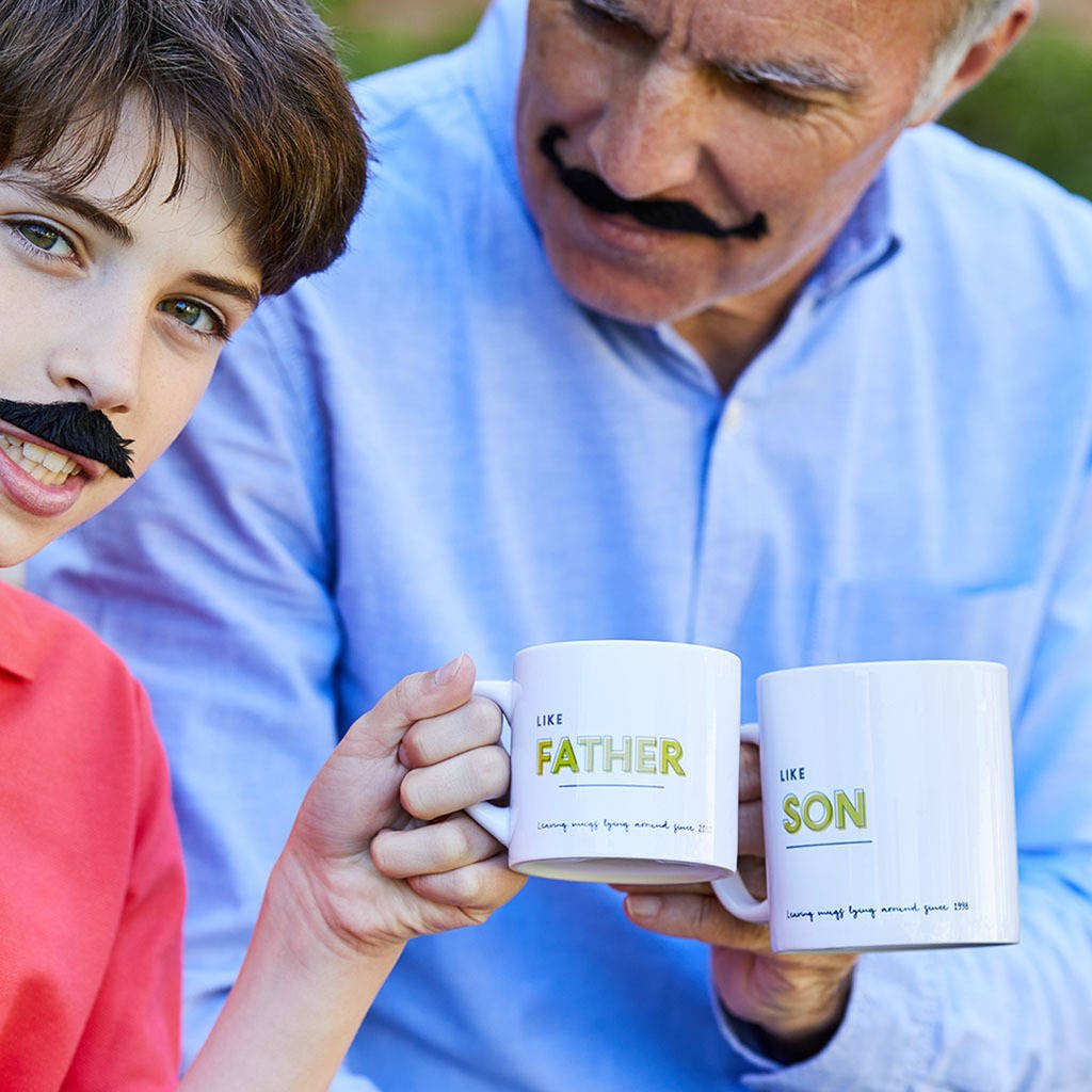 Personalised Like Father Like Son Mugs