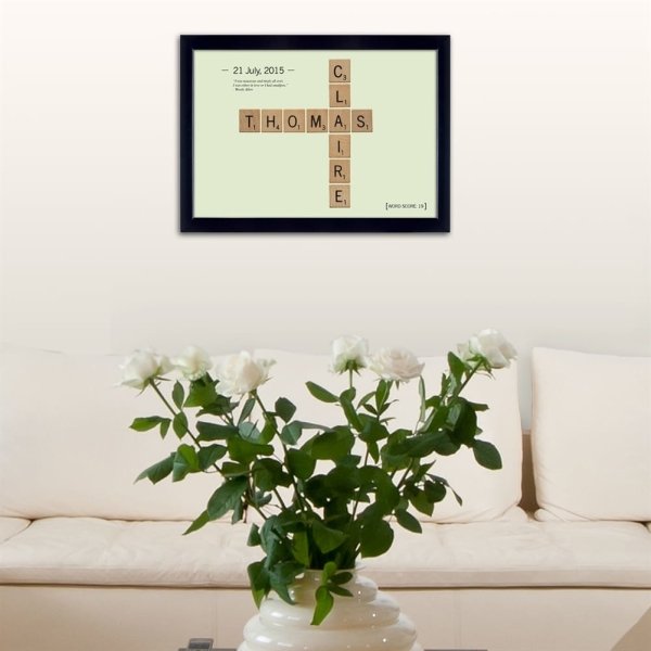 Personalised Love Tiles Poster