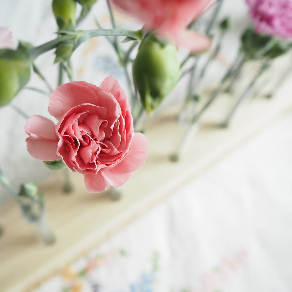 Personalised Wooden Test Tube Vase