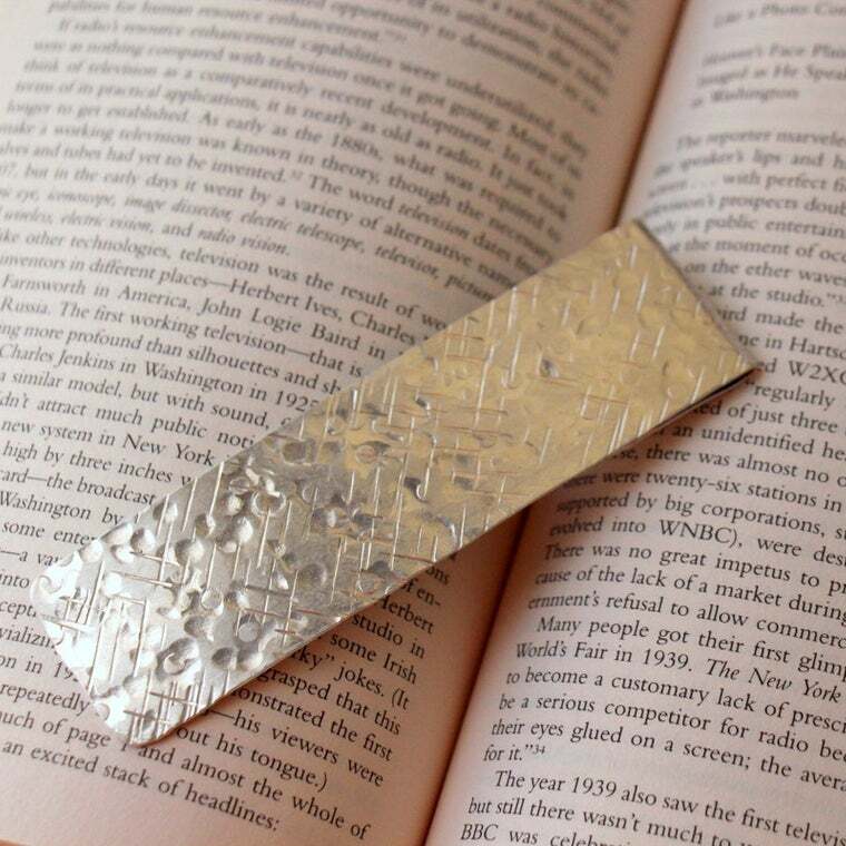 Personalized Aluminum Bookmark