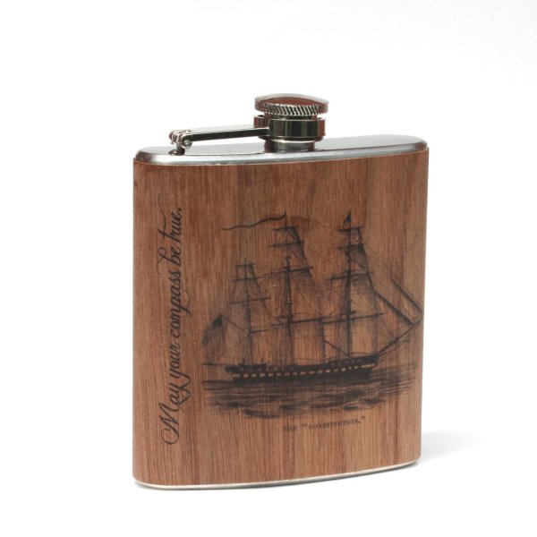 Personalized Boat Captain Flask