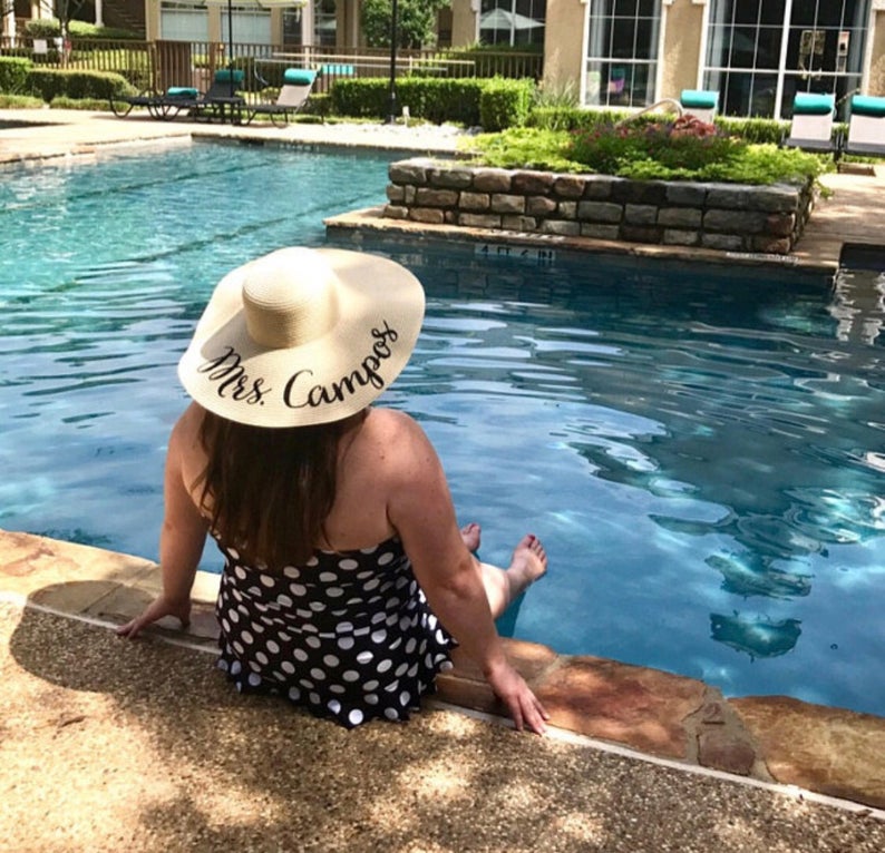 Personalized Floppy Beach Hat