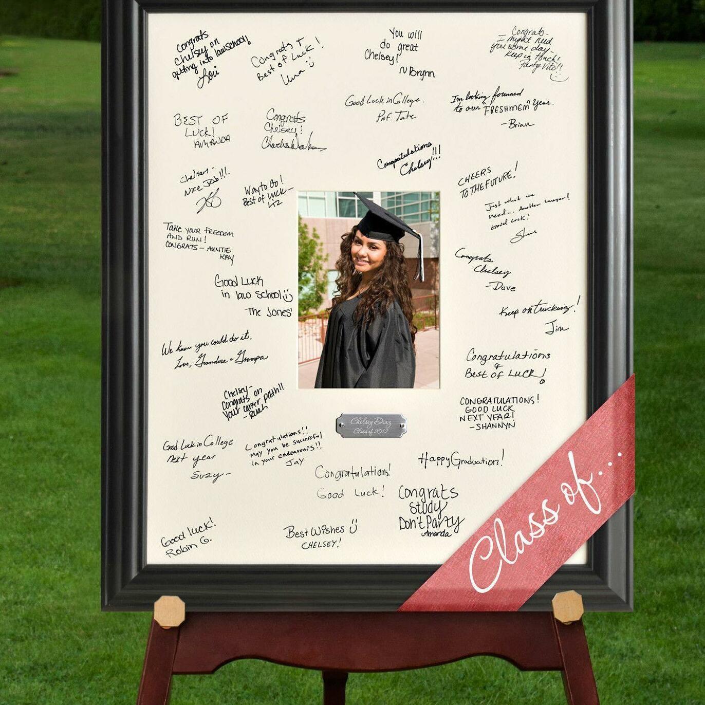 Personalized Graduation Day Signature Frame