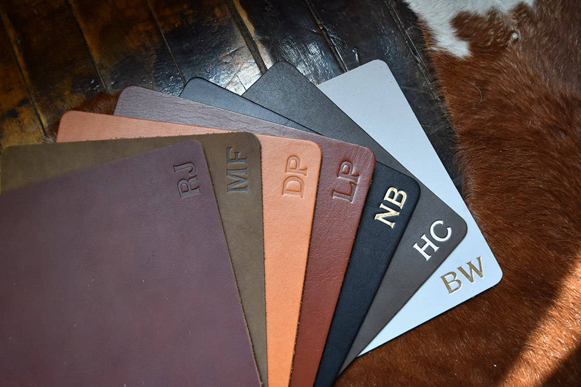 Personalized Leather Mousepad
