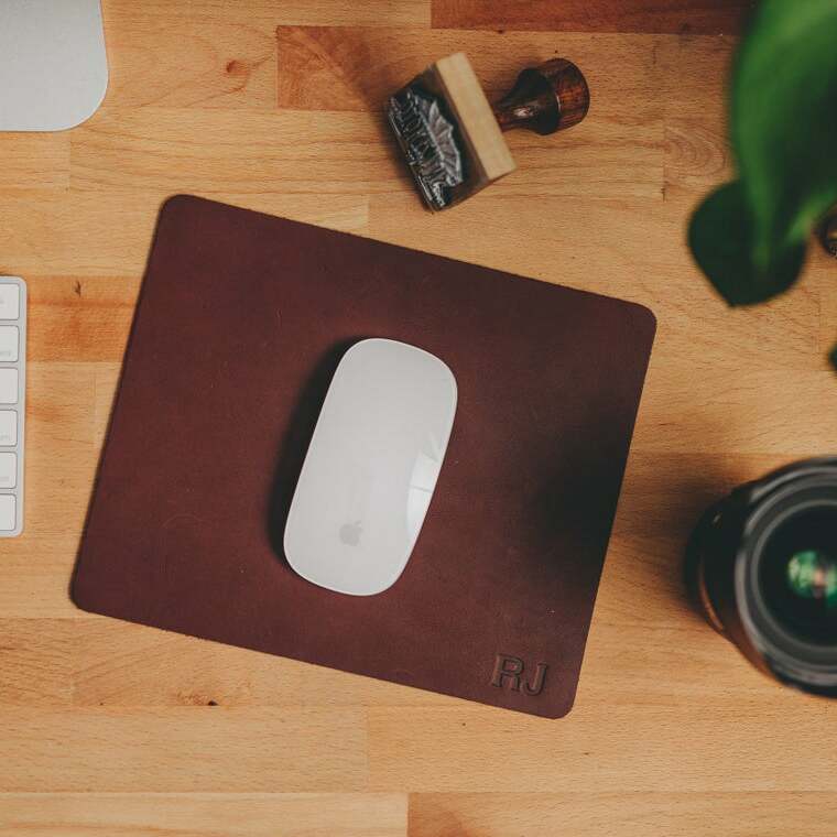 Personalized Leather Mousepad