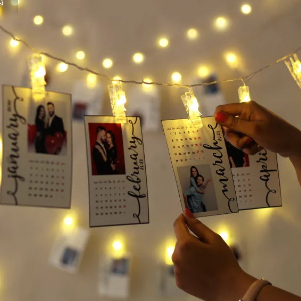 Personalized LED Photo Calendar