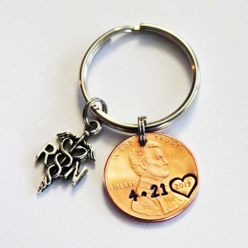 Personalized Nurse Keychain