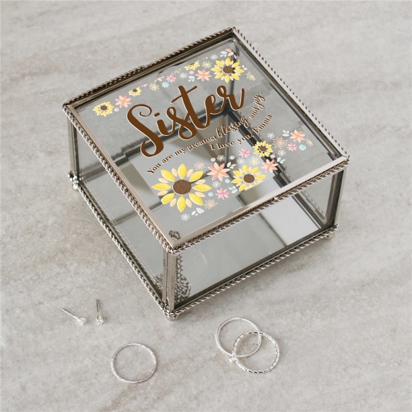 Personalized Sister Jewelry Box