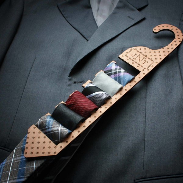 Personalized Tie Rack