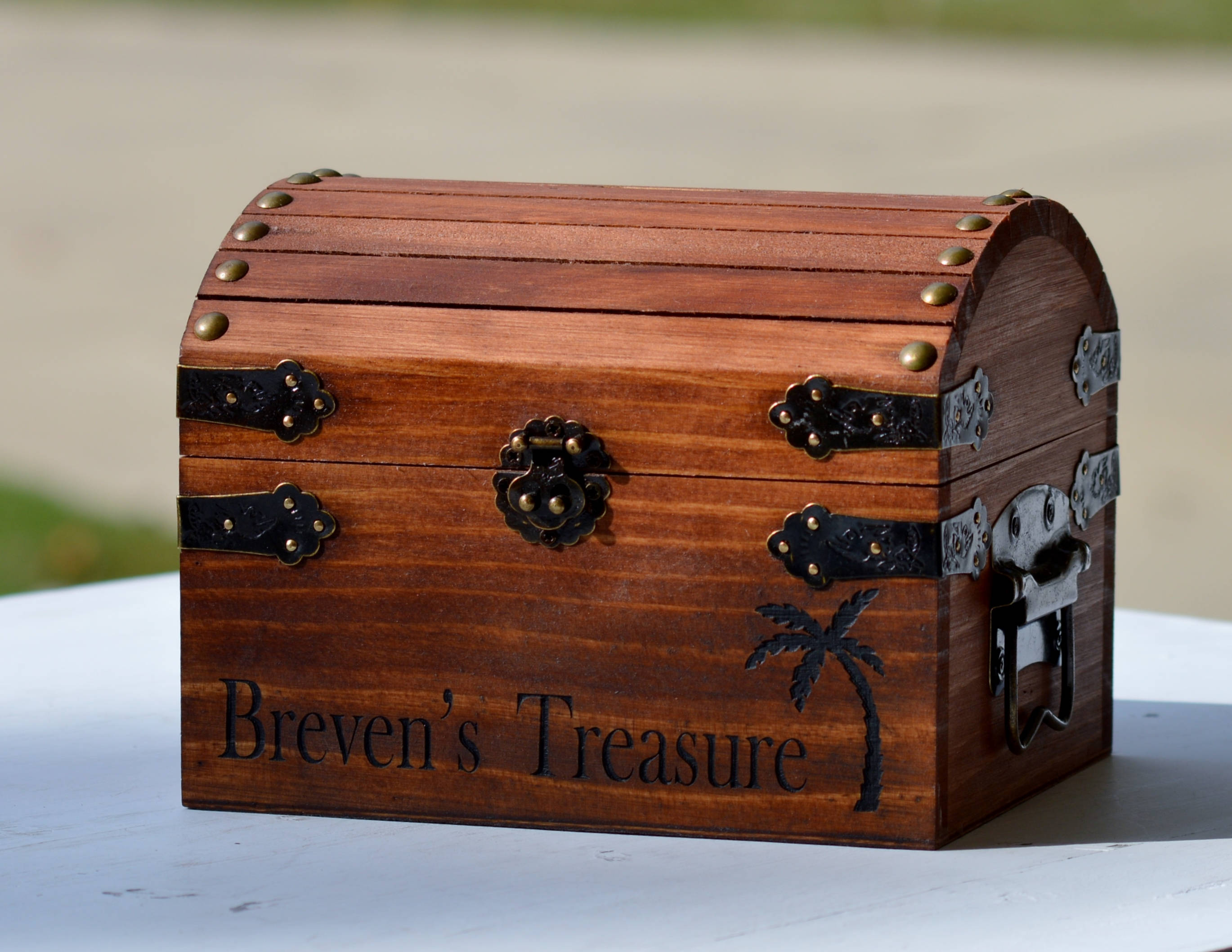 Personalized  Treasure Chest Piggy Bank