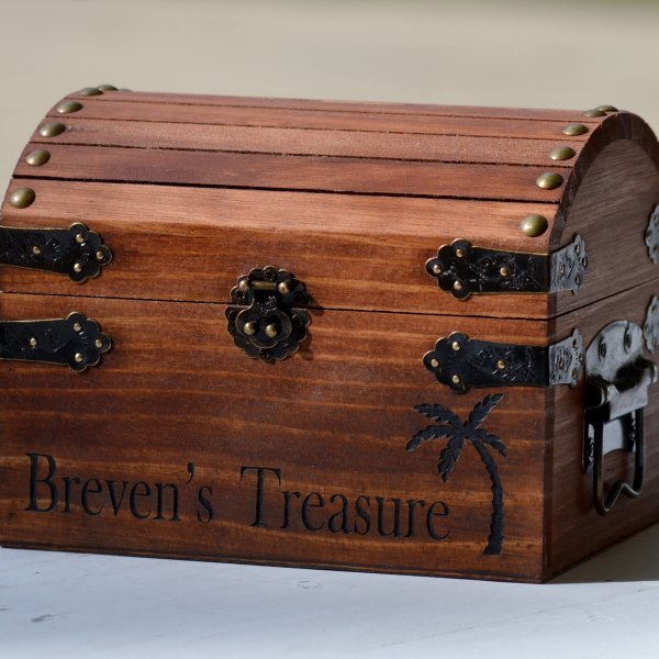 Personalized  Treasure Chest Piggy Bank