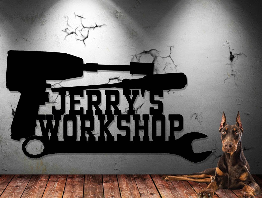 Personalized Workshop Sign