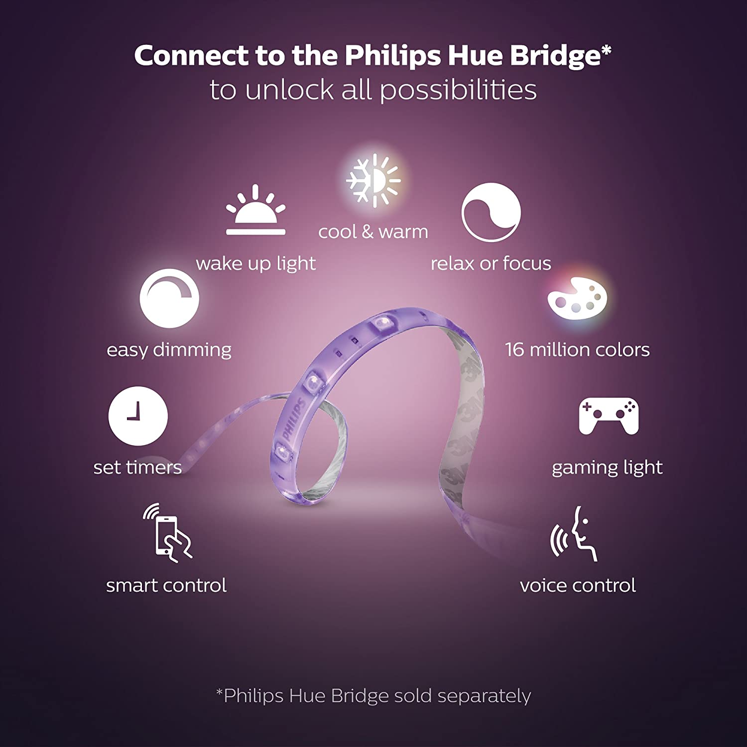 Philips Hue White and Color Ambiance Light Strip