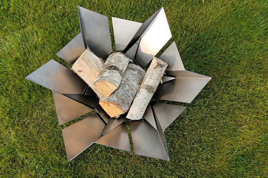 Phoenix Flower Steel Fire Pit