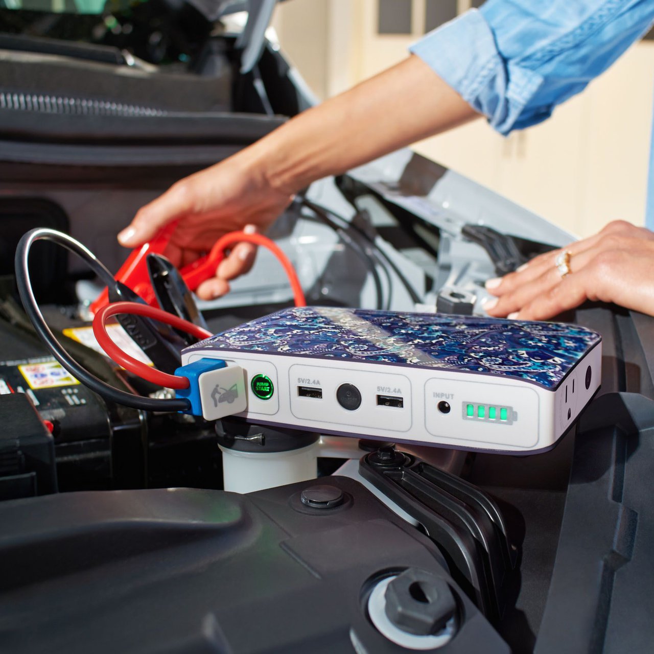 Phone and Laptop Charger Car Jump Starter