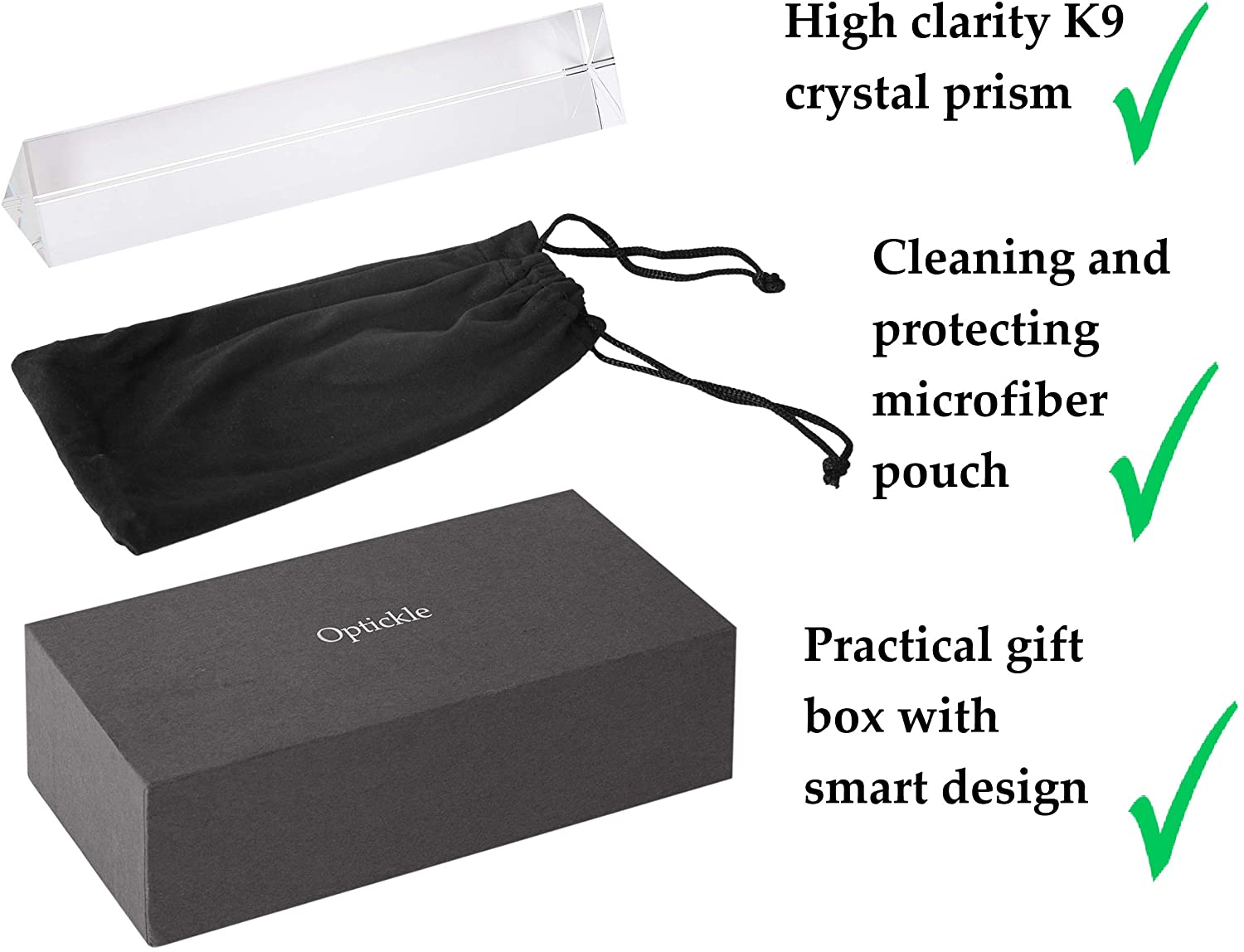 Photography Prism with Cleaning Pouch