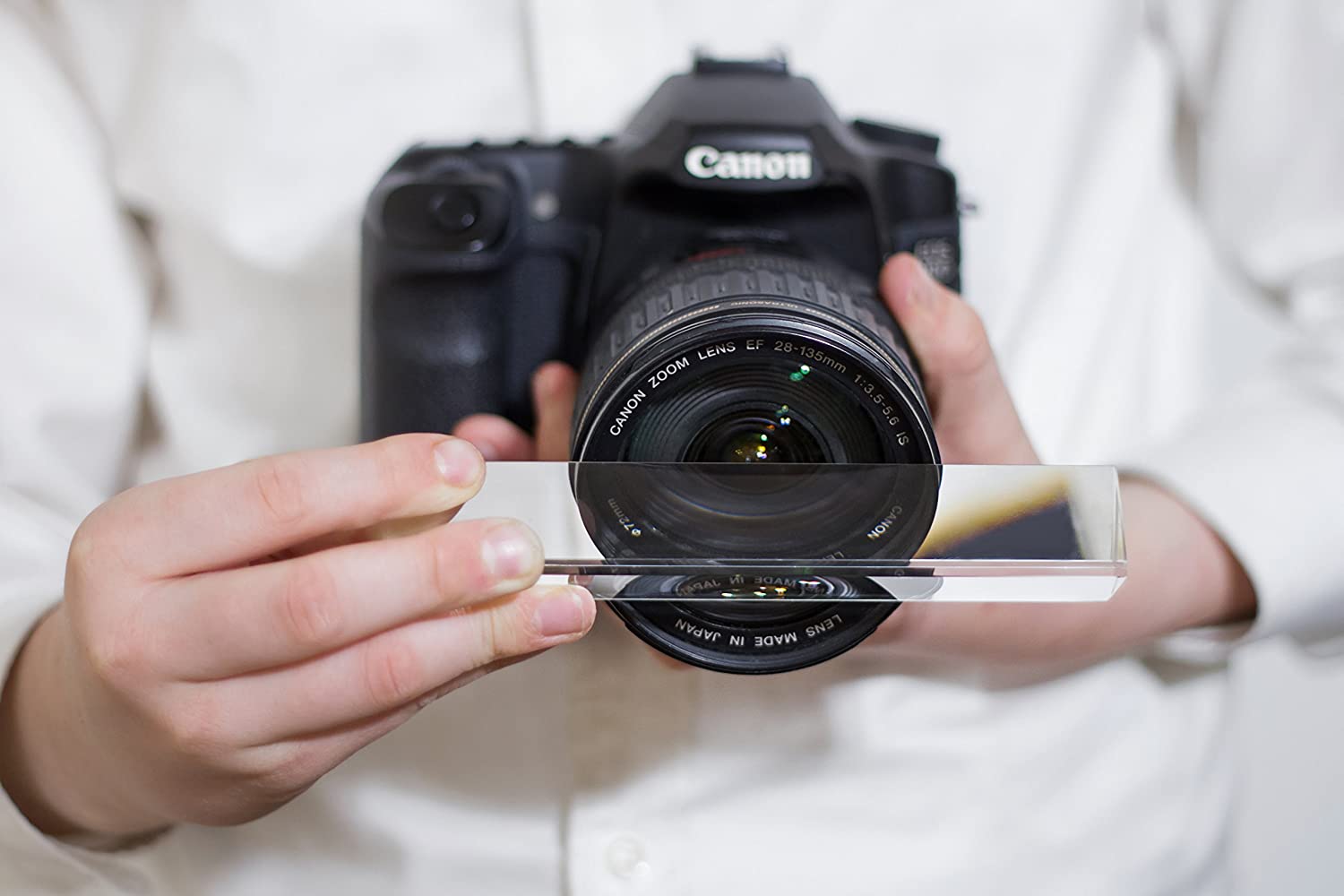 Photography Prism with Cleaning Pouch