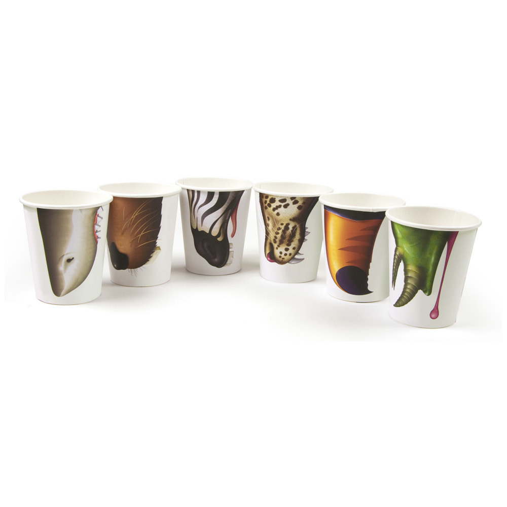 Pick Your Nose Animal Paper Cups