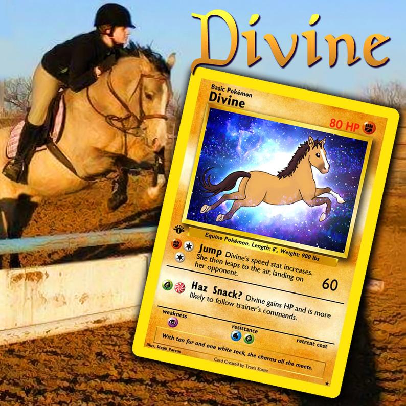 Picrure of Your Pet as a Pokemon Card