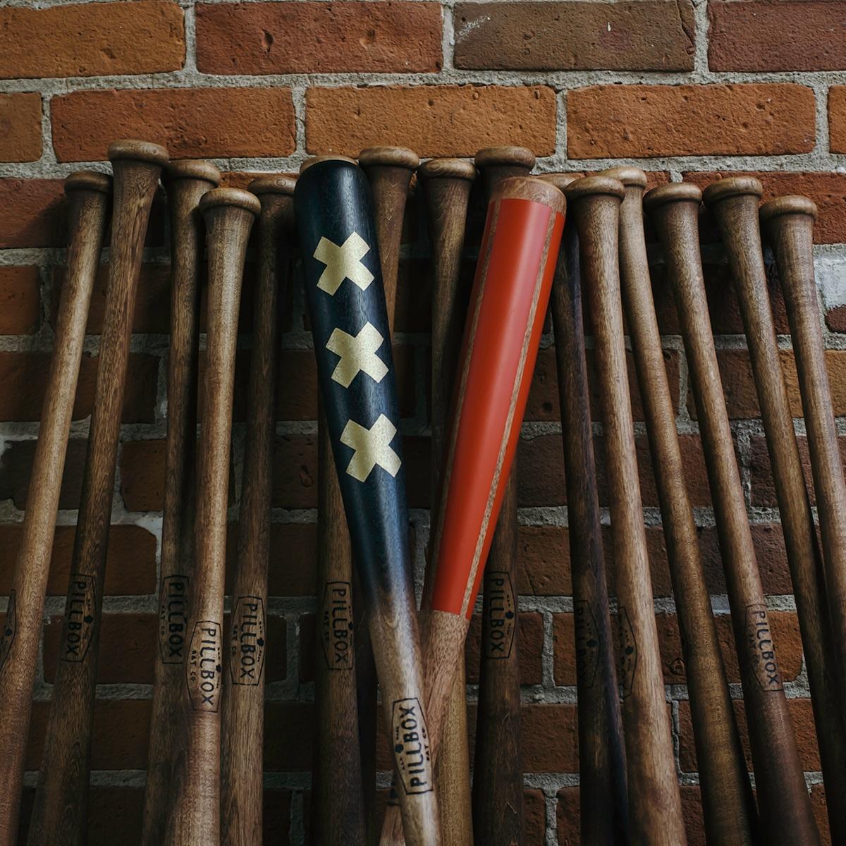 Pillbox Bat Co. Painted Baseball Bat