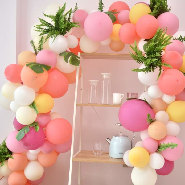 Pink Balloons Arch&Garland Kit