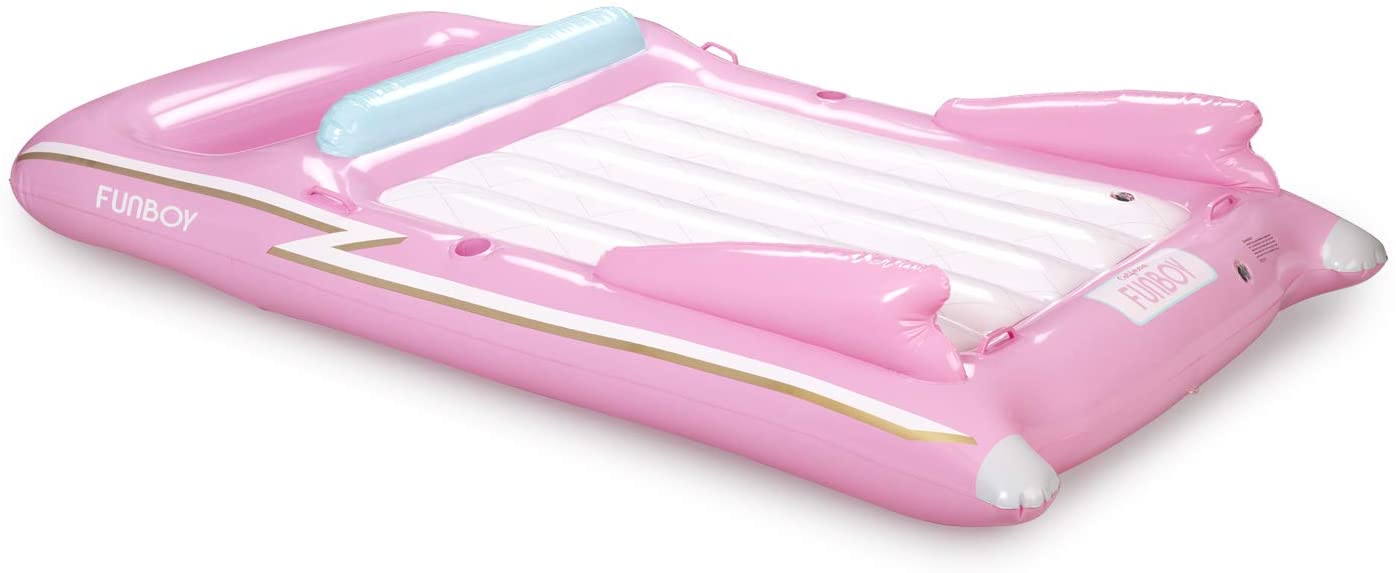 Pink Retro Convertible Car Pool Float