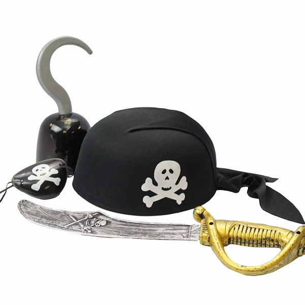 Pirate Hat, Sword & Eye Patch Kit