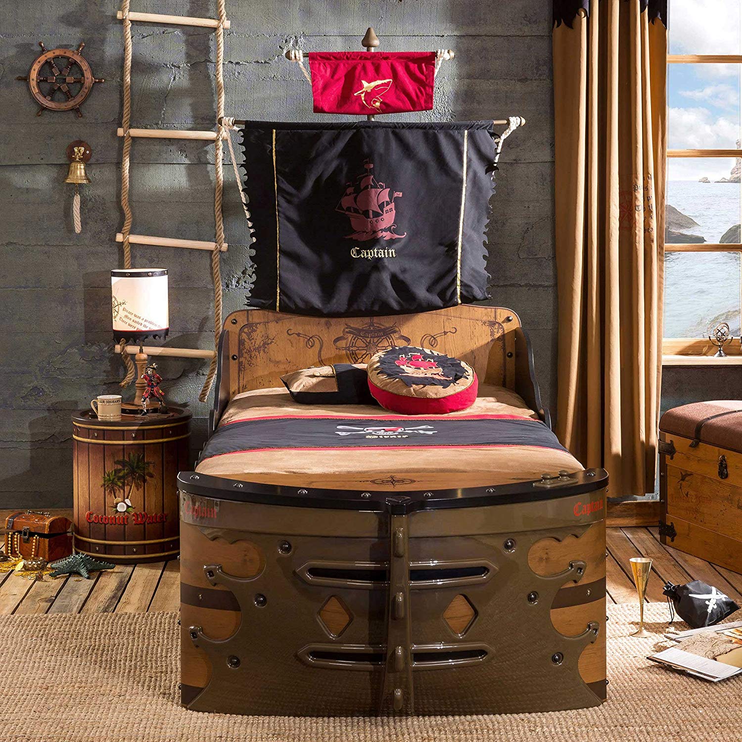 Pirate Ship Kids Bed Frame