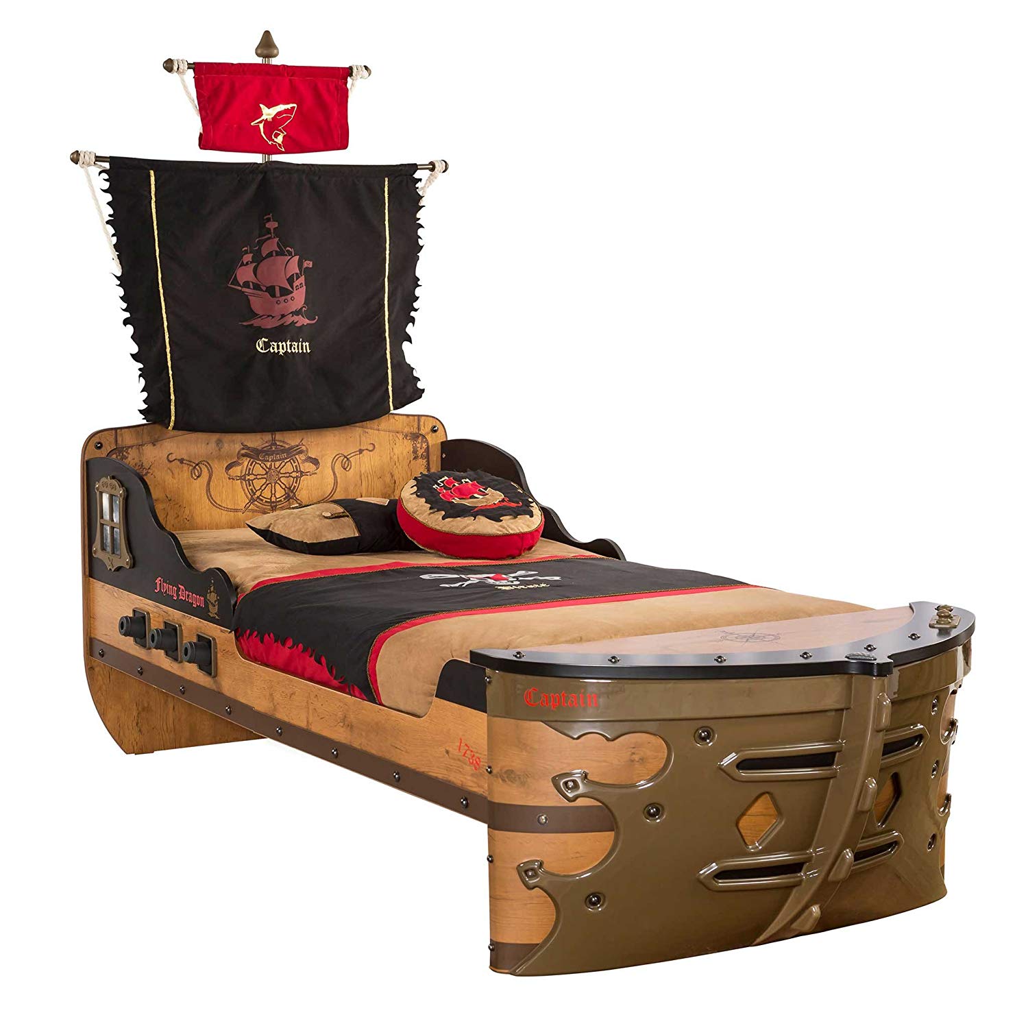 Pirate Ship Kids Bed Frame