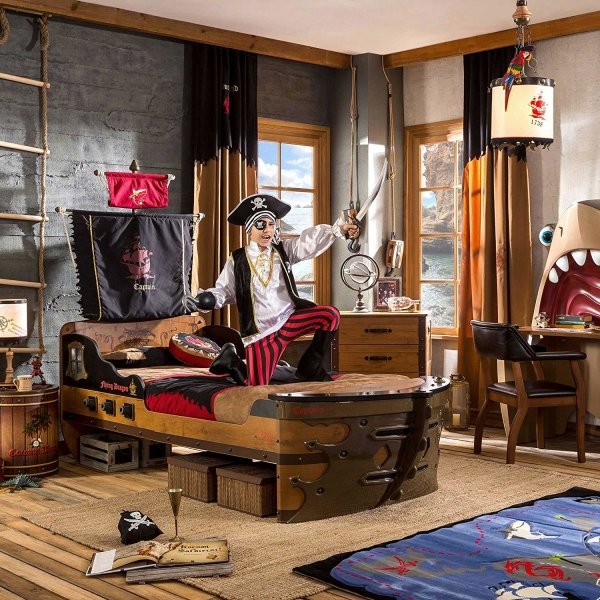 Pirate Ship Kids Bed Frame