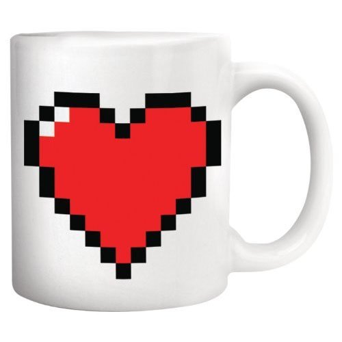 Pixel Heart Mug