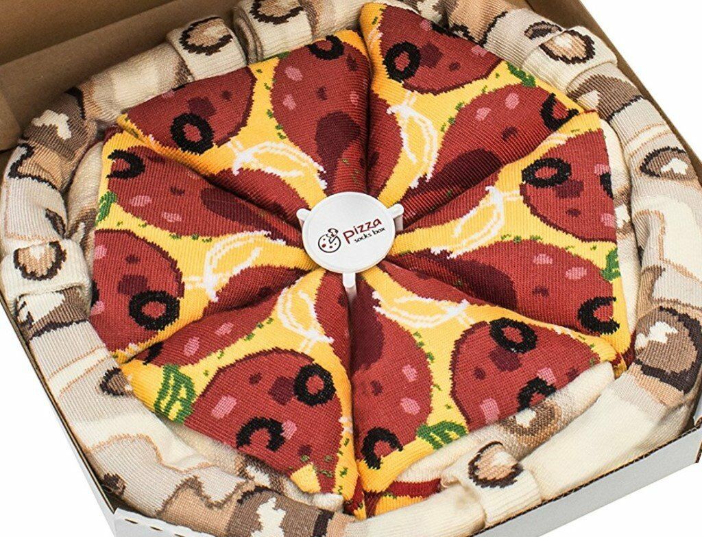 Pizza Socks Box