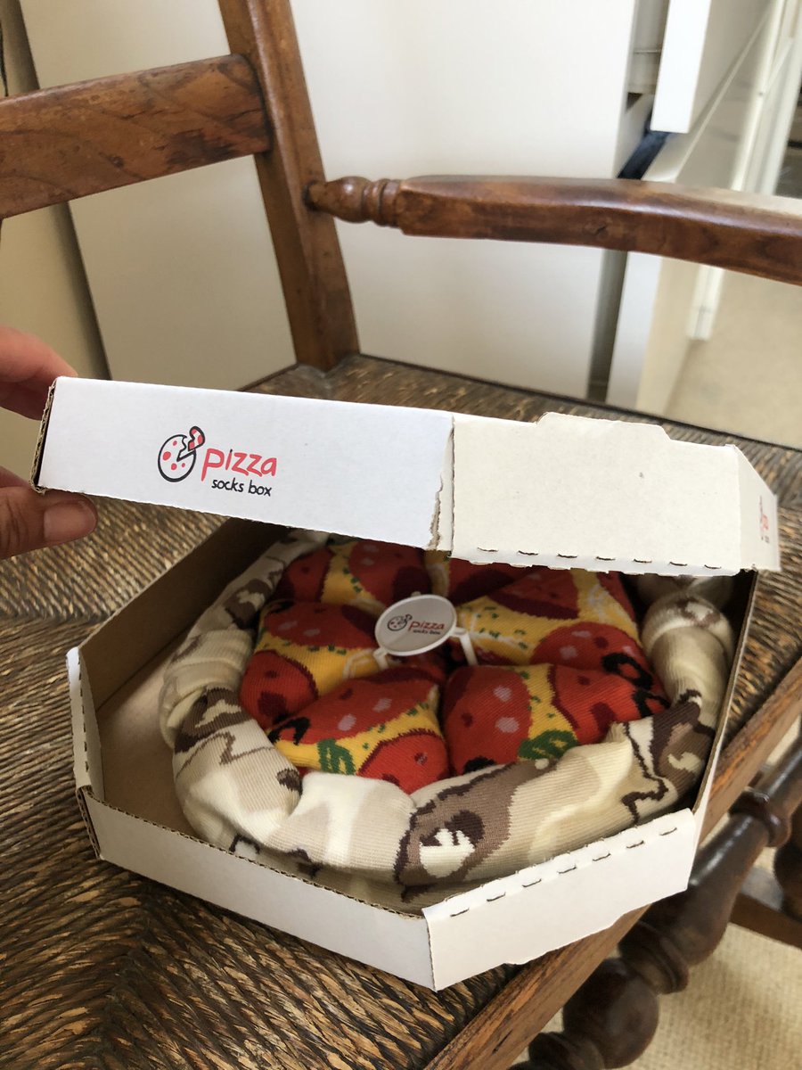 Pizza Socks Box