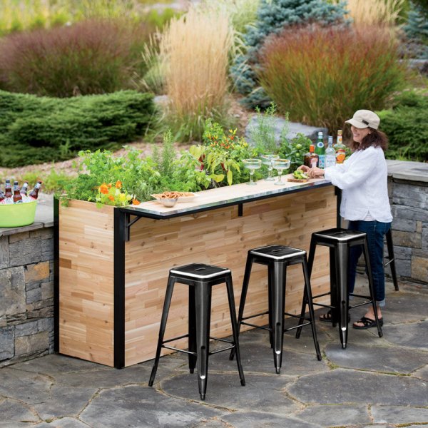 Plant-A-Bar - A Home Bar On A Planter